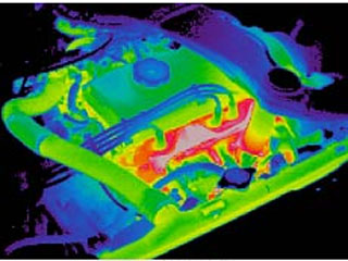 监测汽车发动机